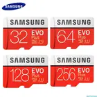 Карта памяти Sd Карта SAMSUNG EVO PLUS 256 ГБ высокая скорость 100 МБс.с Micro SD класс 10 U3 TF карты UHS-I 128 Гб 64 ГБ 32 ГБ Micro