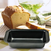 1pc loaf pan rectangle toast bread mold cake mold carbon steel loaf pastry baking bakeware diy non stick pan baking supplies