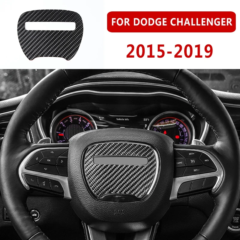 Pcmos натуральная углеродное волокно внутренняя панель рулевого колеса отделка