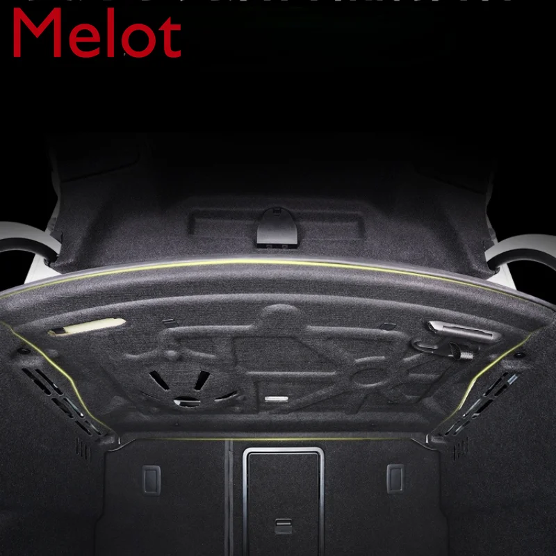 

Автомобильный звукоизоляционный Хлопковый чехол для багажника, дизайн интерьера, задняя крышка, аксессуары для снижения уровня шума