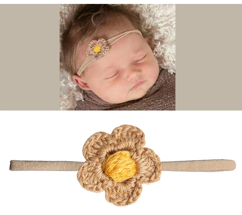 New Baby Girls Луки Оголовье 10 шт. / Компл. Эластичные Нейлоновые Ободки для Девочек Симпатичные Принты Луки Оголовье Набор Детские Аксессуары Для Волос