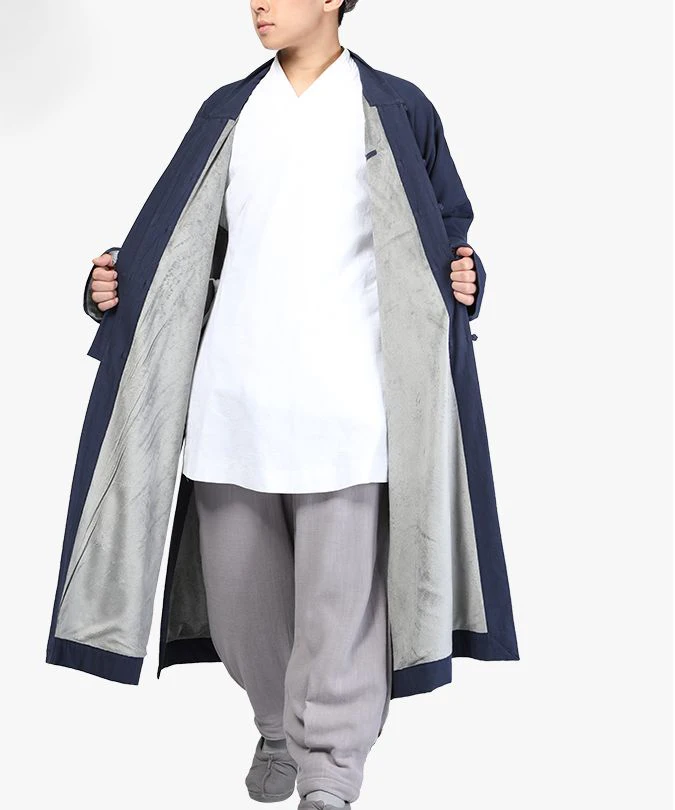 Зимняя теплая безрукавка унисекс из высококачественного хлопка в стиле кунг-фу