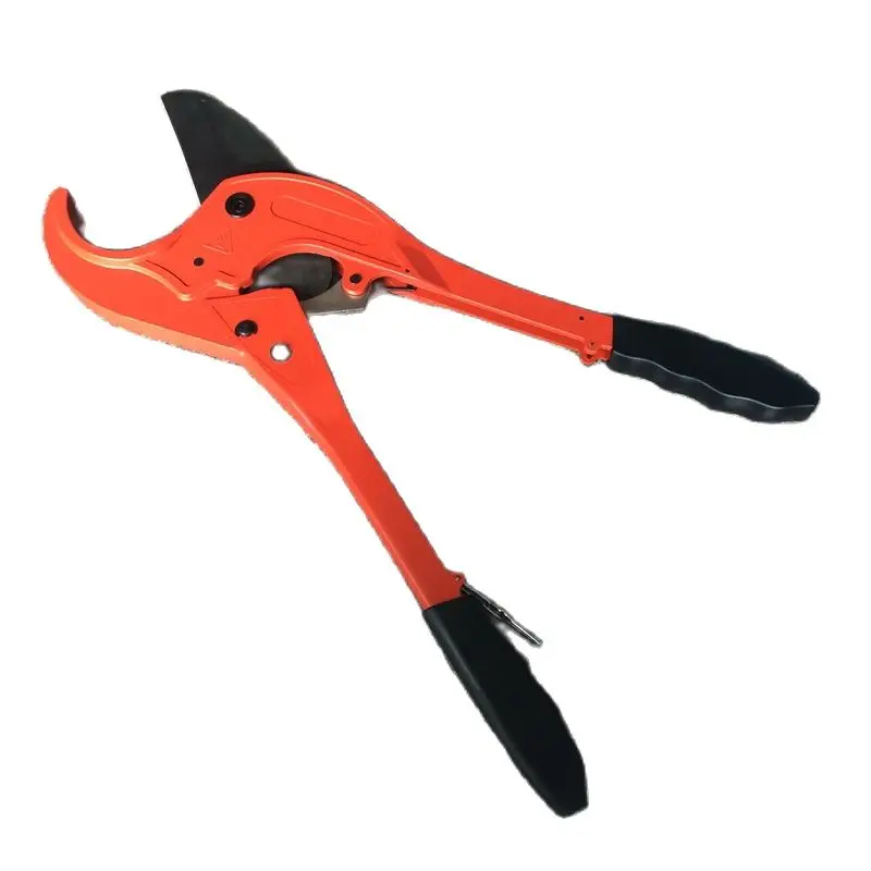 Free Shipping 40-75mm PVC Pipe Plumbing Tube Plastic Hose Cutter Pliers Tool Ratcheting Type