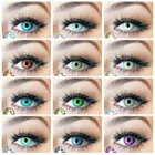 Контактные линзы EYESHARE, 1 пара, 2021, New York PRO, цветные контактные линзы для глаз, Эд, косметическое оборудование