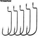 20 шт.лот рыболовные Офсетные Крючки #30 #20 #10 #1 #2 кривошипный джиг-крюк для мягкого червячного рыболовного хвостовика