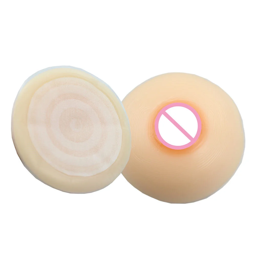1PC Realistic Shemale Fake Boobs Meme False Breast Forms Crossdresser Boobs Silicone Adhesive Breast For Drag Queen Crossdresser