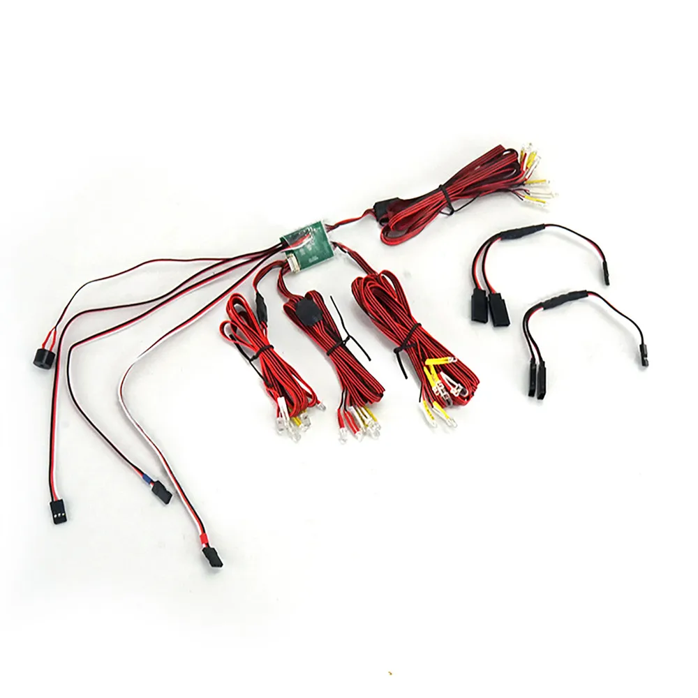 

LED Light Lamp Bead Set for 1/14 Tamiya Scania MAN Benz RC Tractor Dump Truck Hino Model Car Accessories