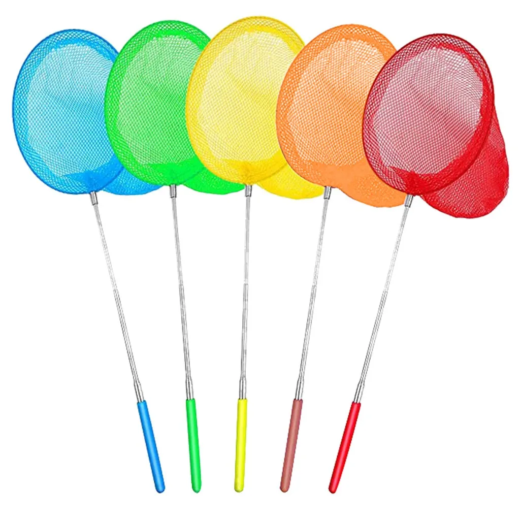 5/7 шт дети выдвижной рыболовная бабочка насекомых сеть телескопическая ловли 20