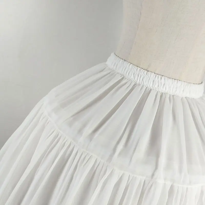 Cosplay Fish-bone Short Skirt Lolita Carmen Slip Liner Cute Girls Skirts Adjustable Petticoat N84D images - 6