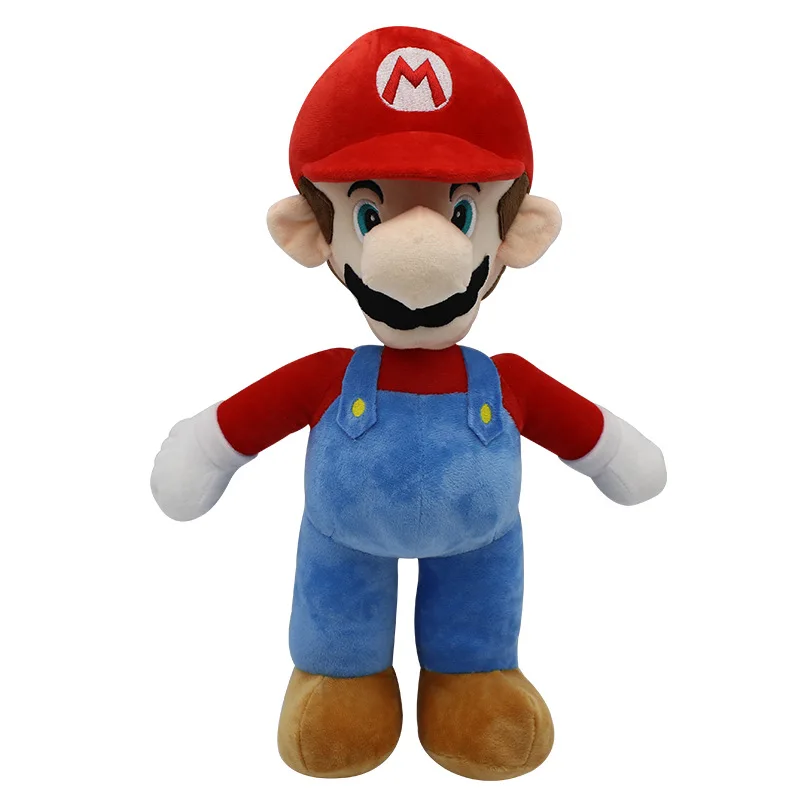 mario Супер Марио Bros Мультяшные плюшевые игрушки Марио Луиджи мягкие куклы, детский подарок - Цвет: mario