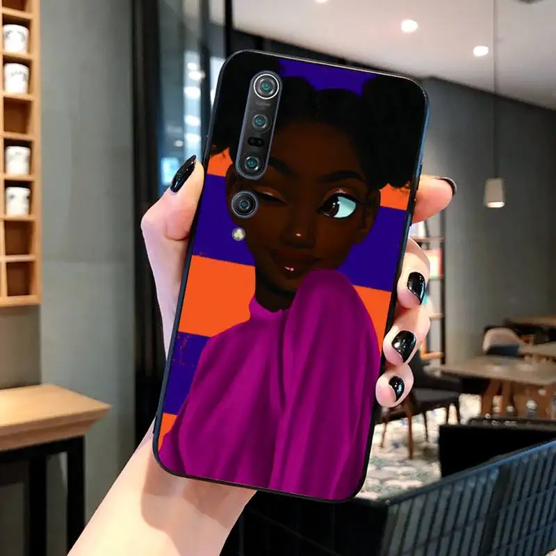 

Black Girl Magic Melanin Poppin Queen Phone Case Black Cover For Xiaomi 6X 8 8Lite 9T 10 10Lite Note 8 8T 9Pro 9Promax Cases