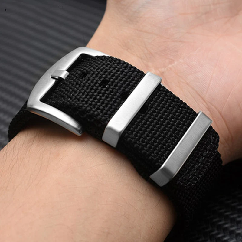 Waterproof Nylon Canvas Strap Special for Huami Amazfit T-Rex Replacement Wristband Outdoor Sports