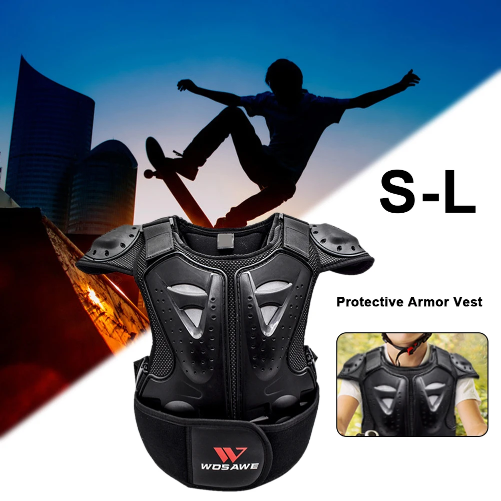 

Kids Cycling Vest Boys Girls Protective Downhill Vest Children Motorcycle Armor Bike MTB Bicycle Chest/Spine/Back Protector