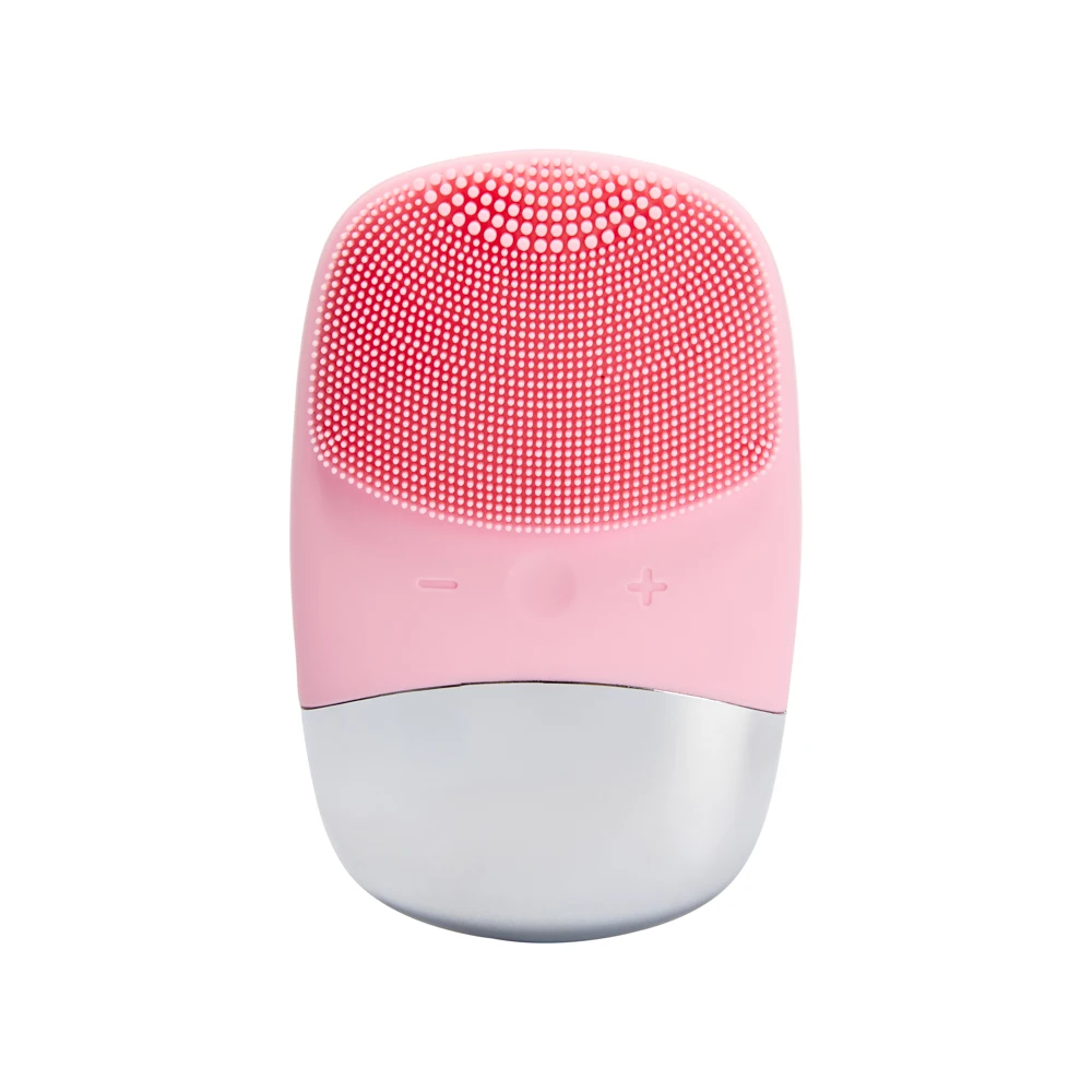 

USB Electric Facial Cleansing Brush Silicone Sonic Face Massage Cleaner Deep Pore Cleaning Waterproof Skin Care Tool