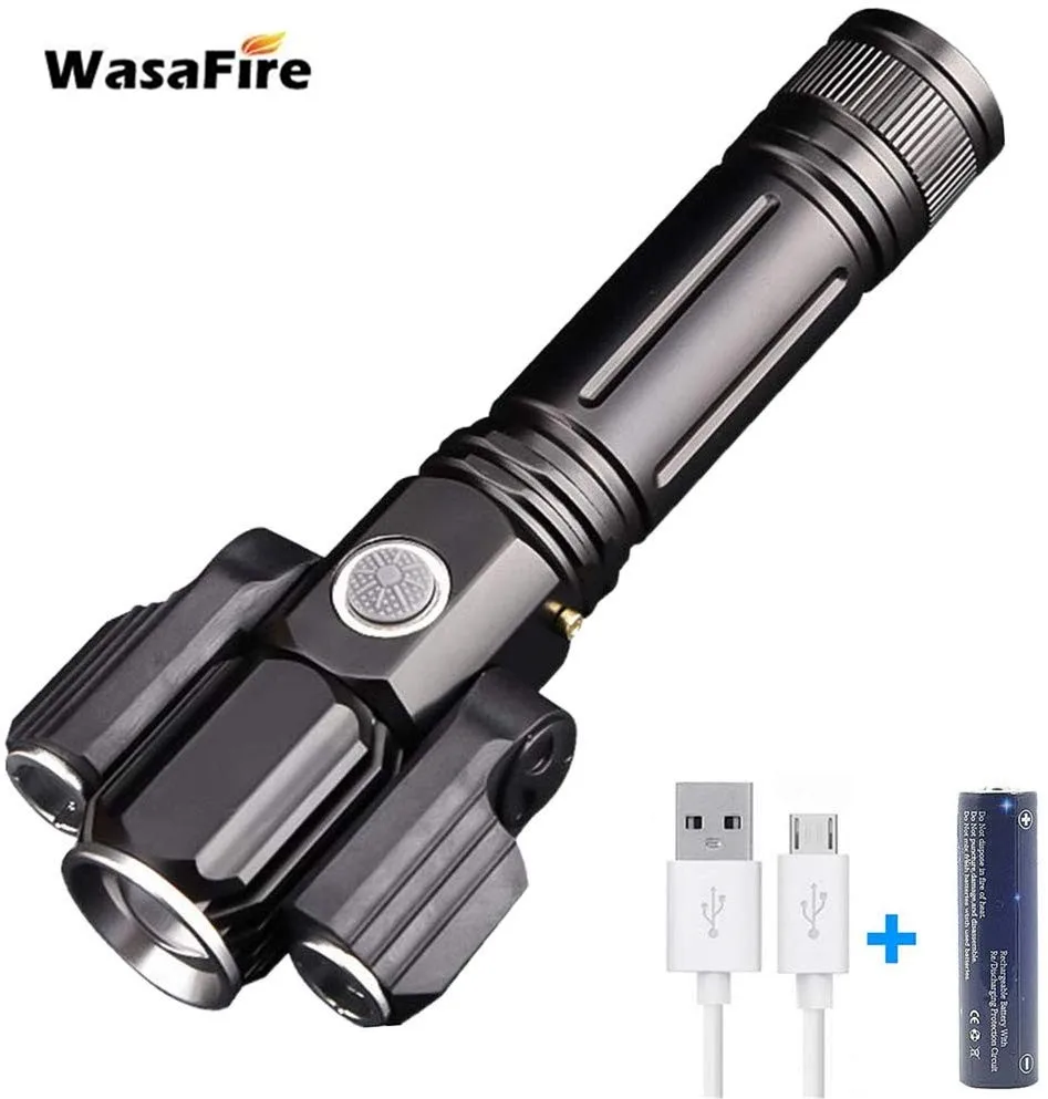 Фсветильник велосипедный WasaFire с фокусировкой 1200 лм 1 * T6 + 2 XPE|Велосипедная фара| |