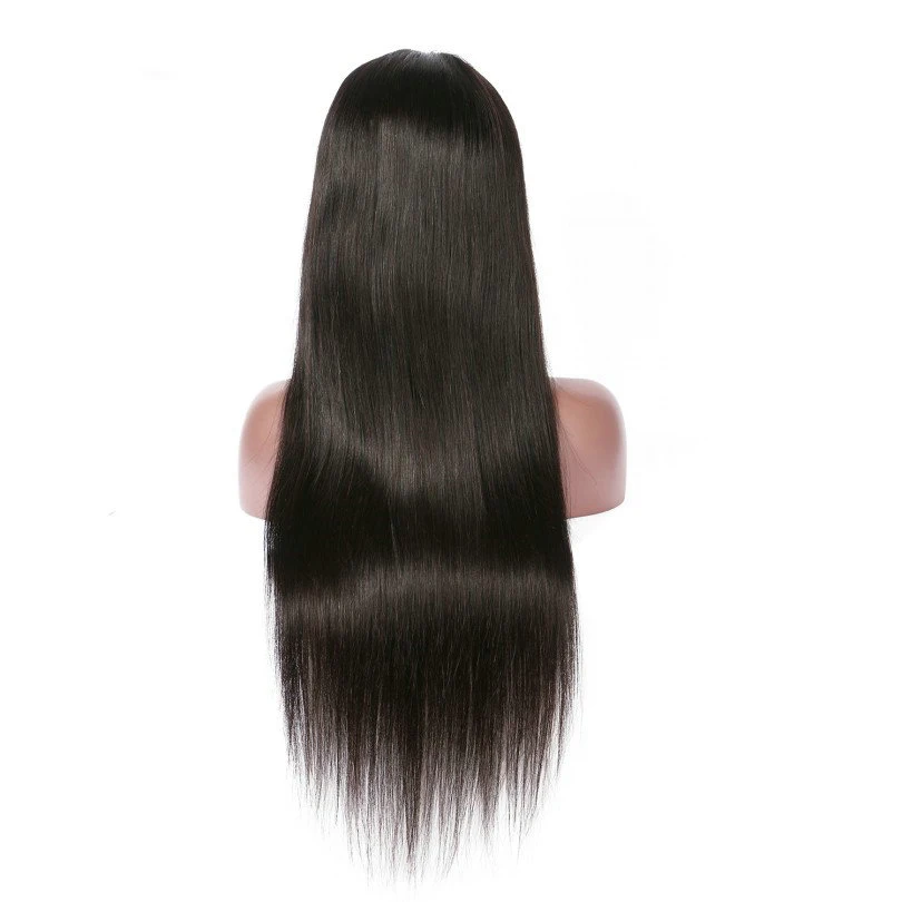 13x4 синтетический кружевной передний парик длинный прямой черный Плетеный