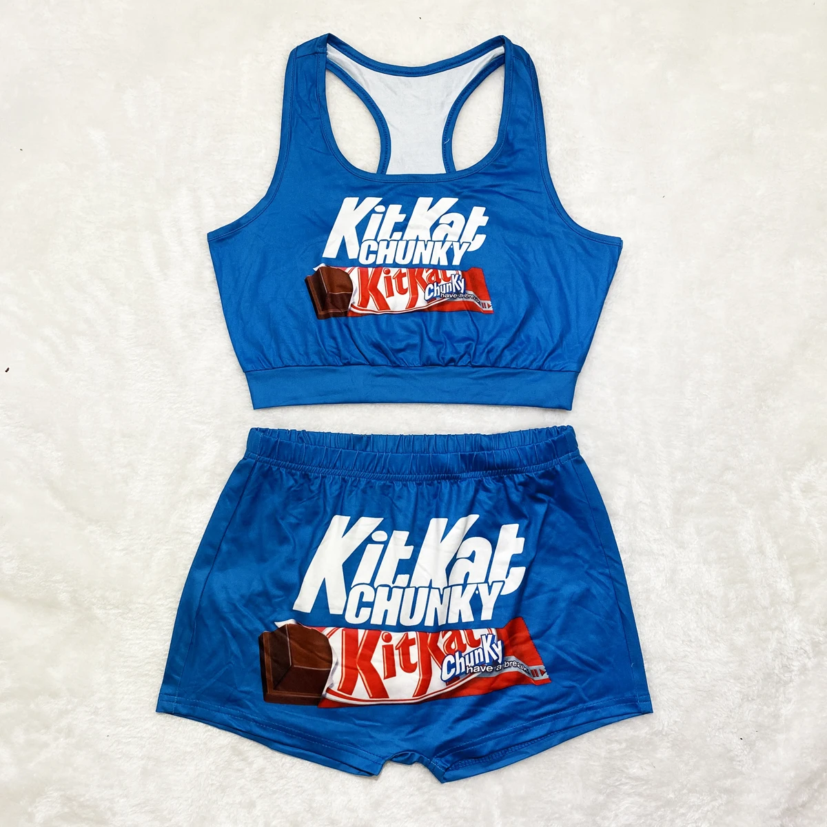 

women sexy two piece set Crop top+high waist booty shorts summer womens outfits kitkat juicy tracksuit plus size shorts sets