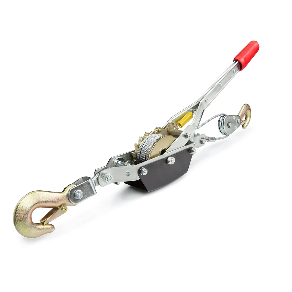 4-Тонный вертикальный рычажный съемник сверхмощный ручной Съемник с 2 крючками