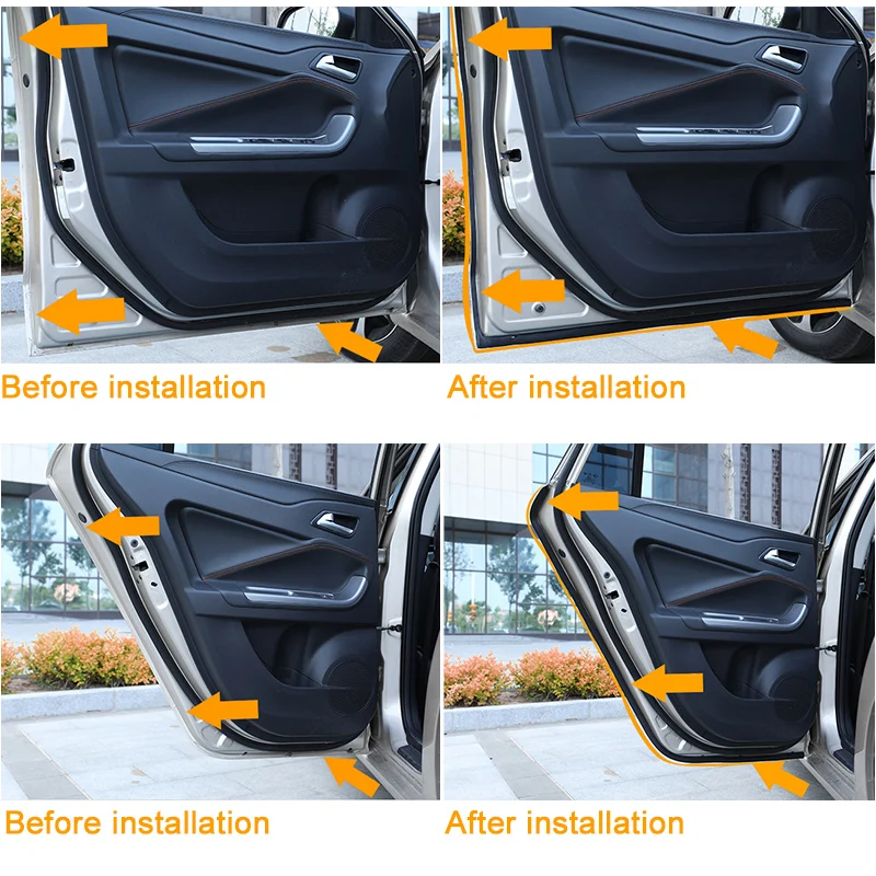 2 шт левый Драйвер передняя сторона двери автомобиля уплотнитель для Honda CR V 2007 2011