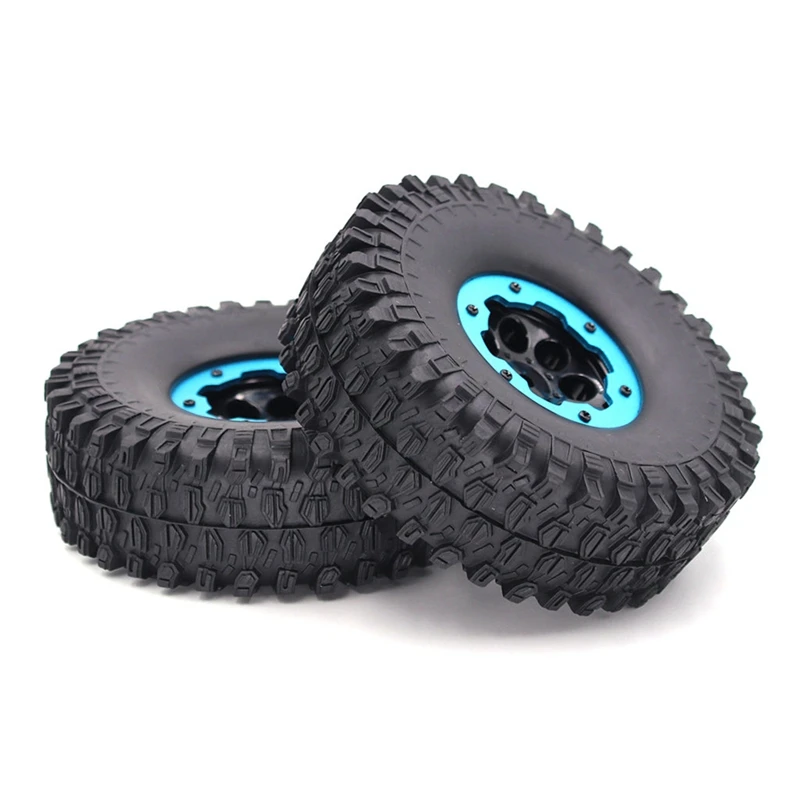 

4PCS 1.9 Inch Beadlock Wheel Hub Clip 120 MM Tire Set for 1/10 RC Crawler Climbing Car SCX10 TRX4 Axial 90046