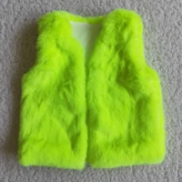 wholesale baby girl fashion design coat fluorescent green children soft vest clothes infant winter fall kids toddler clothing