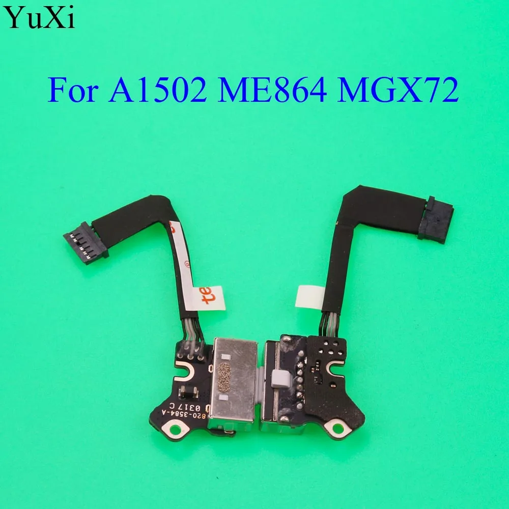 YuXi DC IN Jack плата питания для Macbook Pro retina 13 &quotA1502 мощность зарядка Нижняя кабель 820 3584