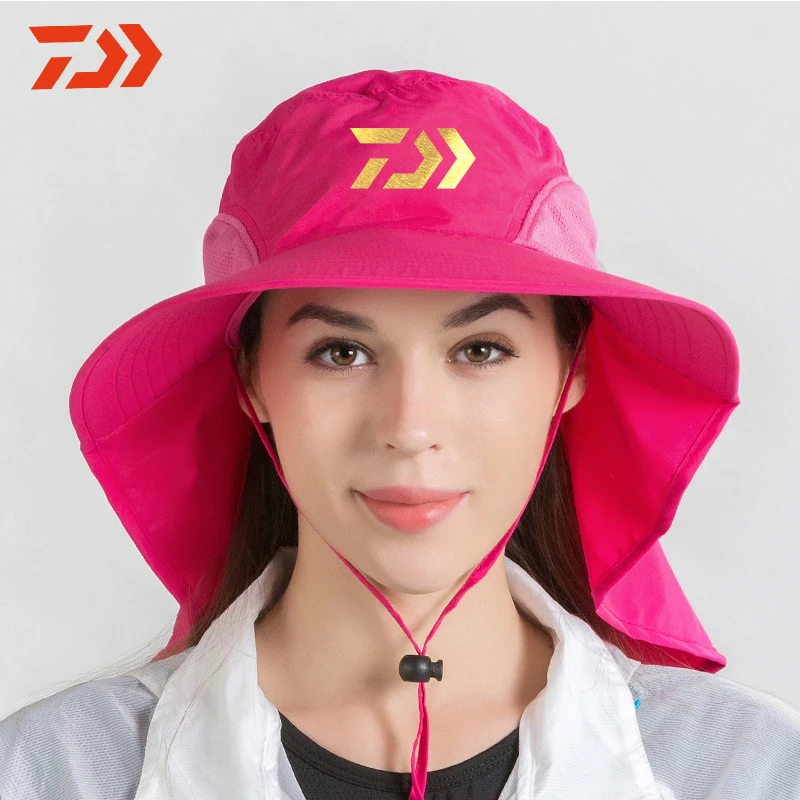 

2020 Daiwa Men Spring and Summer The New Sunhat Waterproof Oyan Cloak Fishing Cap Breathable Outdoor Shade Sun Protection Hat