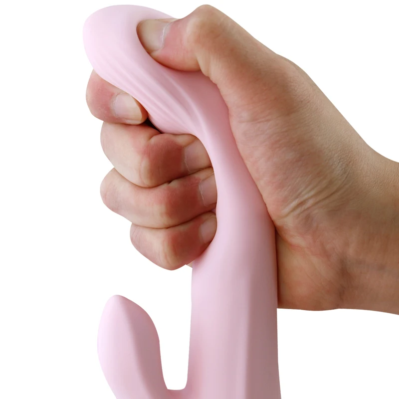 Жидкий силиконовый Кролик вибратор Реалистичный Пенис дилдо Стимулятор клитора