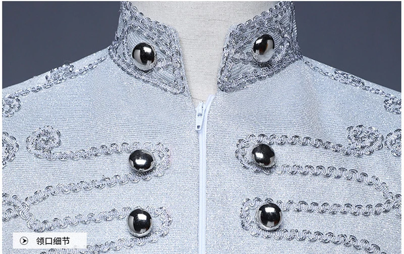 Мужской Блейзер в стиле милитари с воротником стойкой|Пиджаки| |