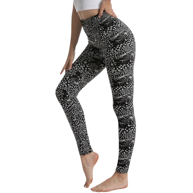 

Muyogrt Fitness Leggings Stretch Sport Leggings Push Up High Waist Printing Leggings Sexy Clothes Women Plus Size Spandex Pants