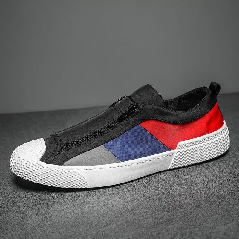 

Новинка лета 2021, Мужская молодежная Повседневная дышащая Спортивная обувь для скейтборда, Нескользящие тканевые туфли