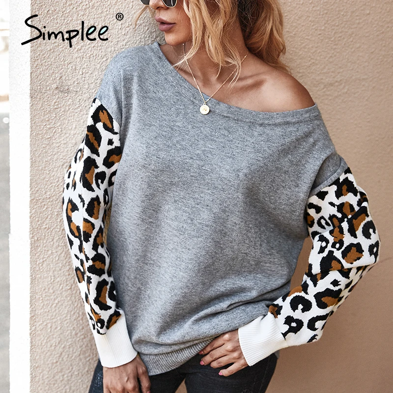 Simplee осенне-зимний 2020 Повседневный женский свитер с круглым вырезом джемпер