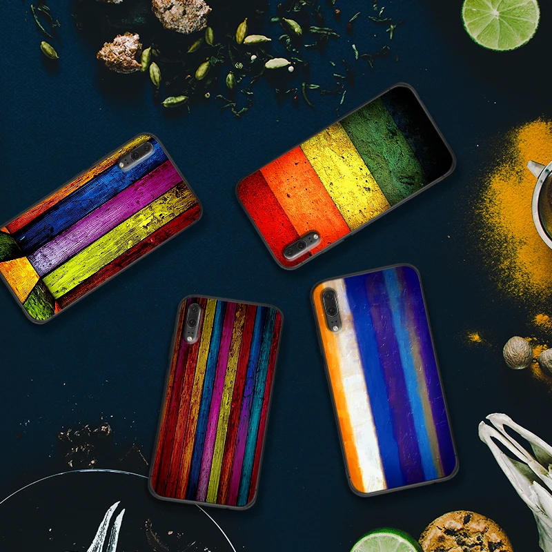 Цветной деревянный для Samsung Note 8 9 M10 M20 M30 S6 S7 Edge S8 S9 S10 PLUS TPU мягкий чехол