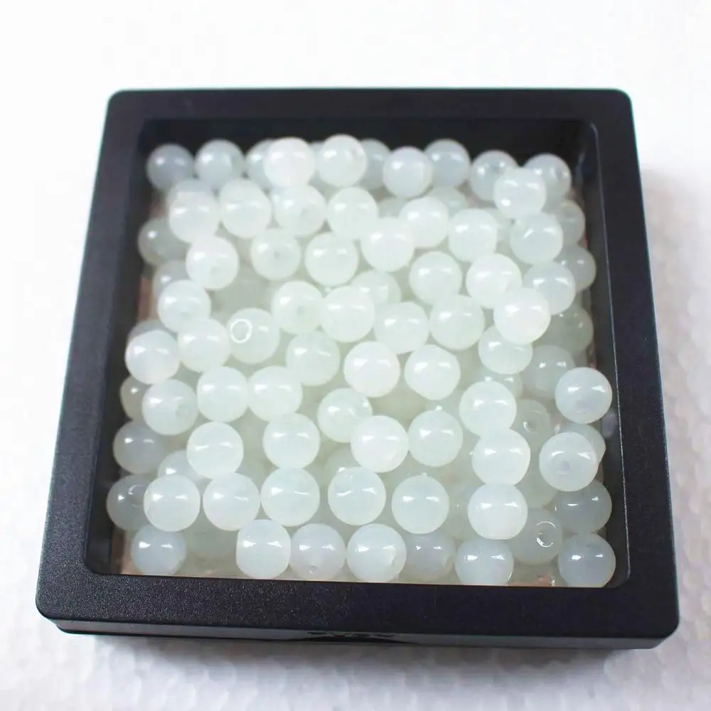 Wholesale Glass Loose Beads 4/6/8/10/12mm Jades loose beads environmental protection no fading.DIY Jewelry Making | Украшения и