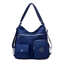 ttou multi function female bag fashion solid color zipper waterproof nylon shoulder bag messenger bag high quality drop shipping
