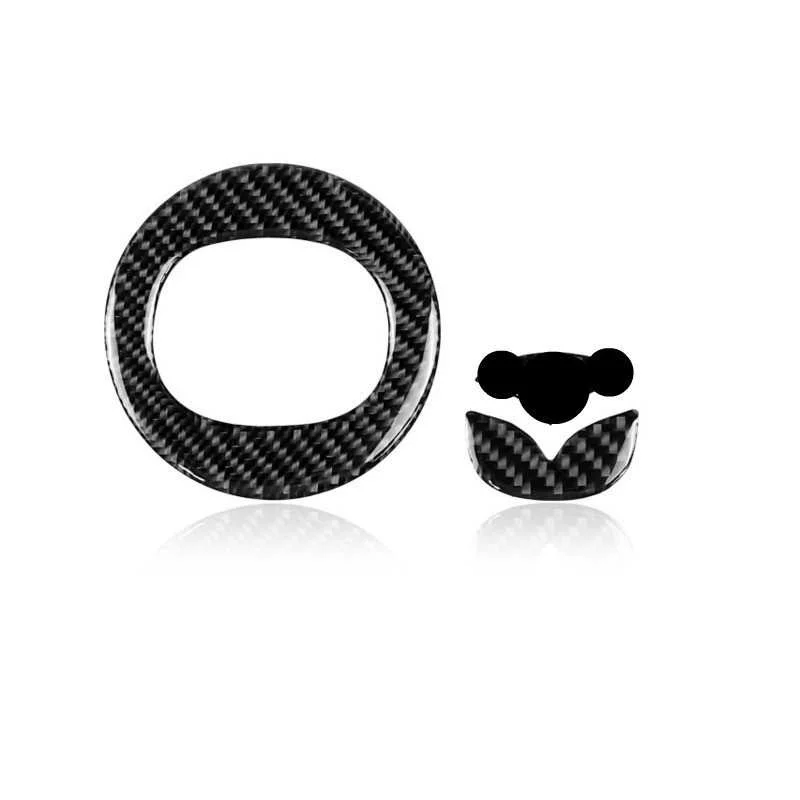 

Логотип на руль из натурального углеродного волокна, украшение для интерьера, подходит для Mazda CX5 2017-2018