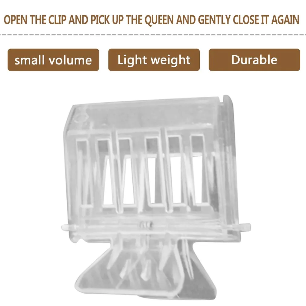 Зажим ловушка для пчеловодства королева пчел клетка Прочный инструмент