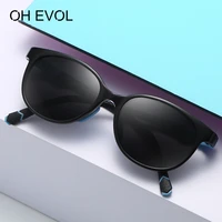 oh evol modern boy girl sunglasses polarized uv400 clear lenses high quality tr90 colorful sun glasses for kids