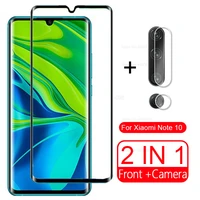 2 in 1 camera glass for xiaomi note 10 note10 pro tempered glass for xiaomi xiomi redmi note10 cc9 pro screen protector film