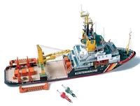 1250 scale mellum pollution control vessel diy handcraft paper model kit handmade toy puzzles