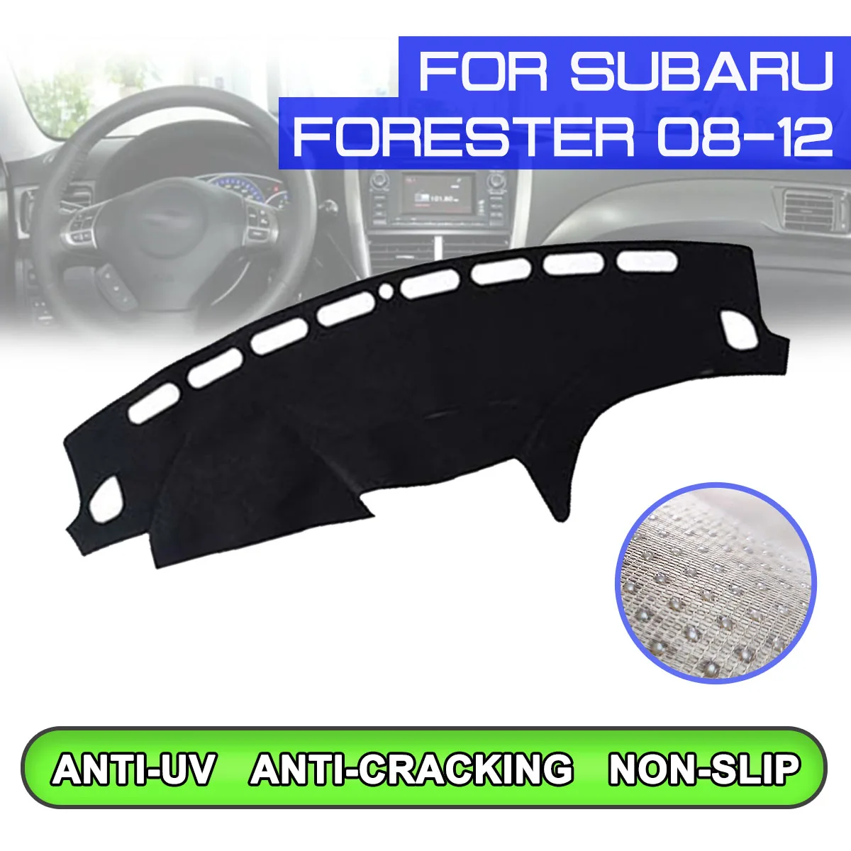 Противогрязный коврик для приборной панели автомобиля Противоскользящий УФ