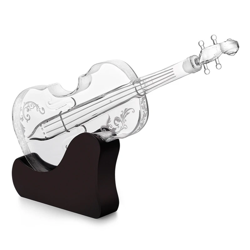 

2021 New Arrival Violin Shape Decanter, Kit Wine, Wine Glass Sets,for Whiskey ,vodka