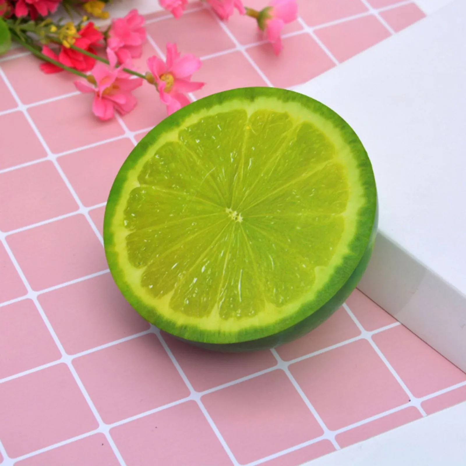 Juguete de descompresi&oacute;n de colores para ni&ntilde;os, juguete de simulaci&oacute;n de fruta, comida, regalo creativo-4