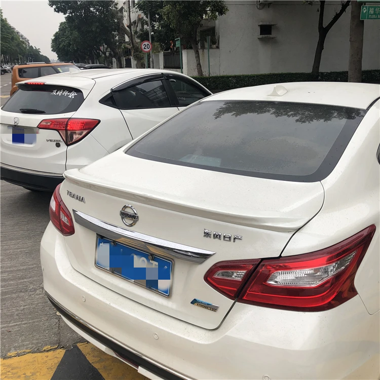 Спойлер для Nissan Teana Altima заднее крыло из АБС-пластика черный/белый цвет задний