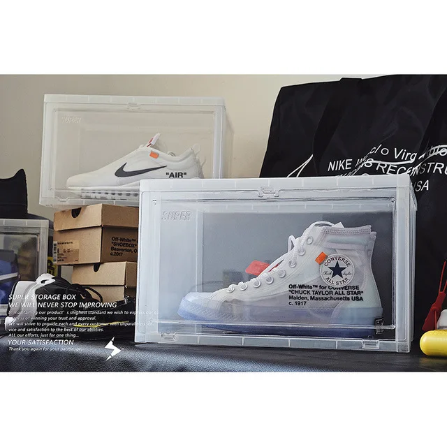 Professional Shoes Care Tool Sneakers Storage Box For Sneakers High State Anti Oxidation Acrylic Dust Collection Shoes Box