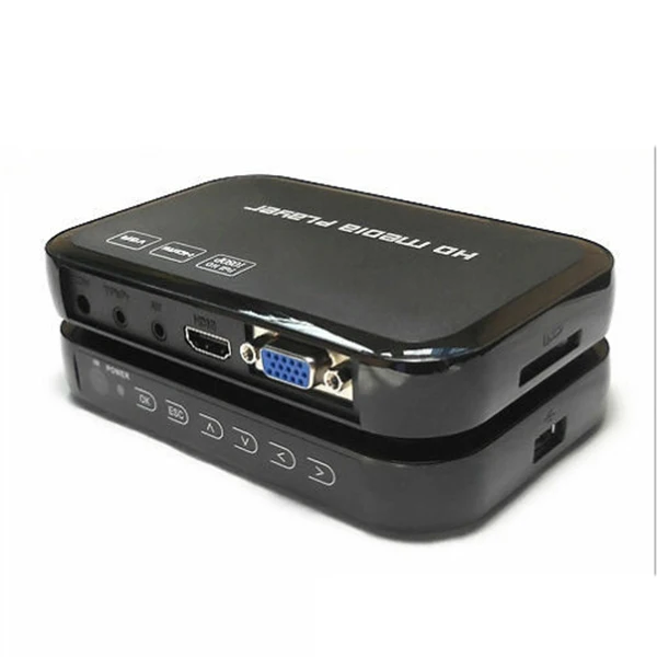 Мультимедийный плеер Full HD HDMI + VGA AV USB SD HDD с H.264 MKV DixV MPEG 2 TS AMS 1080P WMV9 европейской