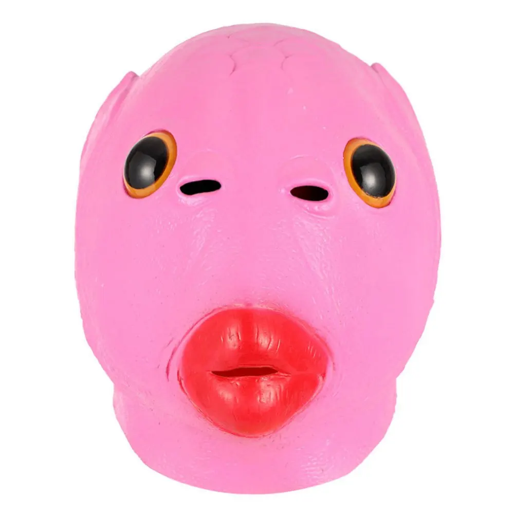 

Забавная маска с головой рыбы для косплея унисекс взрослая карнавальвечерние НКА натуральная латексная маска с головой рыбы головной убор