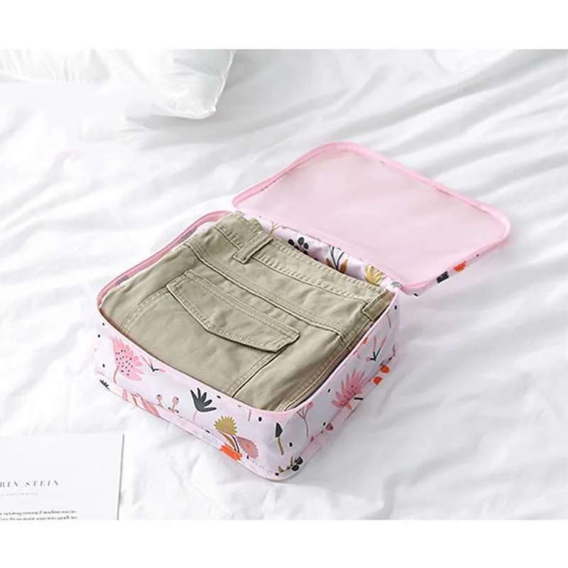 Упаковка Куб дорожная сумка система Прочный 6 штук набор большой емкости сумки