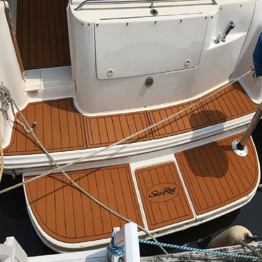 2006 Sea Ray 240 Sundeck плавательная платформа лодка из искусственной пены EVA Тиковая