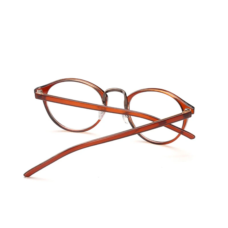 Очки Seemfly женские для близорукости с цветочным принтом металлические круглые